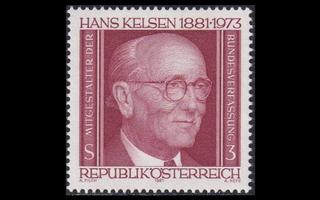 Itävalta 1684 ** Oikeustieteilijä Hans Kelsen (1981)