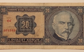 Tsekkoslovakia 20 korun 1926