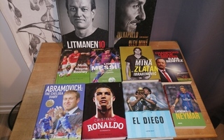 Kymmenen jalkapallo-aiheista kirjaa