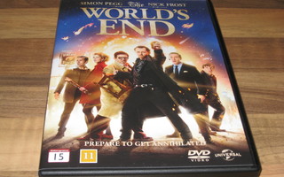 The World's End dvd (Simon Pegg,Nick Frost)