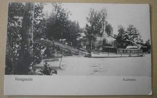 Kangasala, Kaivanto, laivat laiturissa, mv pk, k. k-k 1911