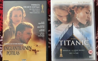 "Titanic" ja "Englantilainen potilas" elokuvat
