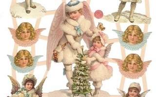 Kiiltokuva-arkki Talviset enkelit