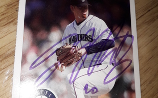 J.J Putz (Seattle Mariners) MLB kortti nimikirjoituksella