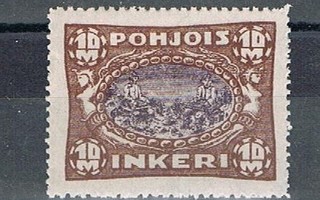 1920  P-Inkeri II 10mk rusk/viol  ++