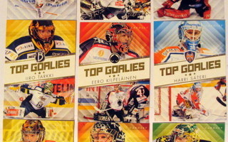 Cardset 2010-11 Top Goalies I ja II- sarjan kortteja