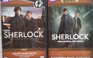 Uusi Sherlock : Kausi 1 ja 2 -DVD