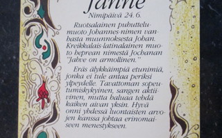 KULKEMATON JANNE NIMIPÄIVÄKORTTI 24.6.