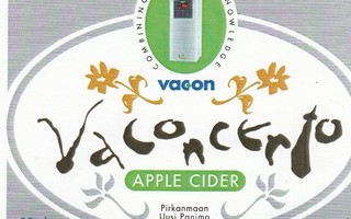 Siiderietiketti Vacon Apple cider p318