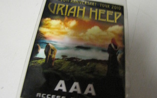 URIAH HEEP 40TH ANNIVERSARY TOUR 2010 BACKSTAGEPASSI