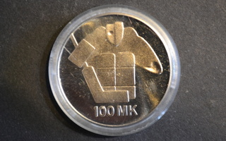 100 mk 1991 Jääkiekko