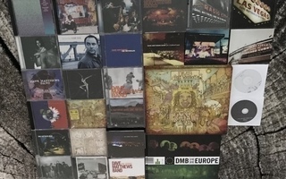 Dave Matthews Band albumit (51kpl) lähes koko tuotanto