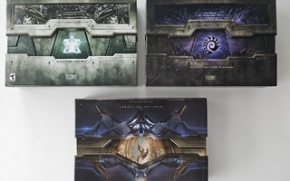 StarCraft II (2) - kaikki kolme Collector's Editionia