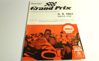 Keimola Shell Suomen Grand Prix ohjelmavihkonen v. 1967