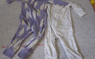 Lindex vauvan pyjama 74, 2 kpl