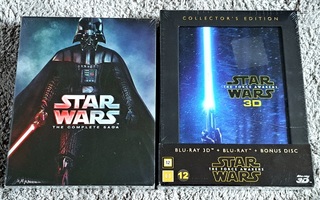Pikku paketti Star Wars -leffoja - BD + DVD (16 levyä)