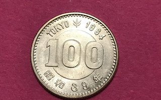 Japani: 100 yen olympia Tokio 1964 hopea