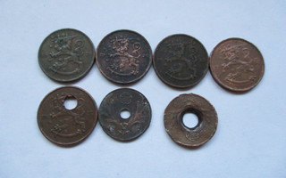 5 penniä 1920 - 1937