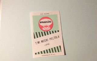 TT-etiketti Paulig / T:mi Meeri Peltola, Lapua