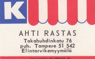 Tampere. Ahti Rastas  ,   b383