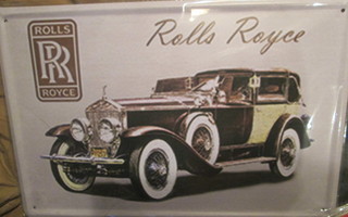 Peltikyltti Rolls Royce