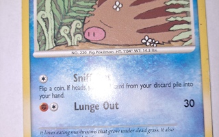 Pokemon Swinub 123/146 D&P Legends Awakened card