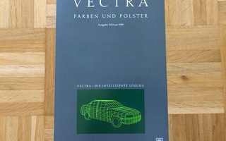 Värikartta ja sisustus Opel Vectra A 1989. Esite