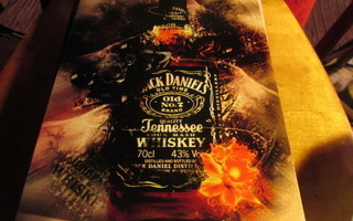 Peltikyltti Jack Daniels. Tennessee Whiskey
