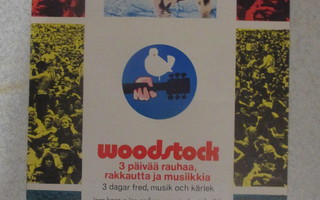 Woodstock (Michael Wadleigh, 1970) - vanha elokuvajuliste