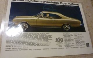 Opel Rekord coupe mainos -67