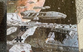 Taisteluplaneetta Galactica palapeli (kaksi palaa puuttuu)