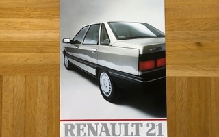 Esite Renault 21, noin vuodelta 1987
