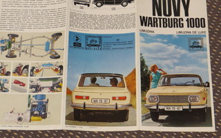 1966 Wartburg 1000 esite - KUIN UUSI - Warre
