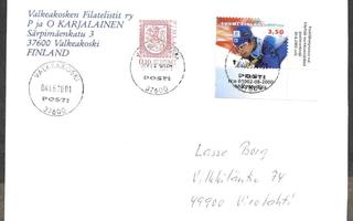Postilähetys -  Hiihto MM (LAPE 1548) Valkeakoski 4.5.2001