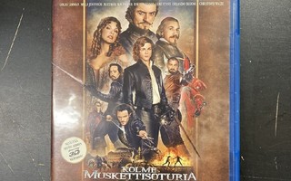 Kolme muskettisoturia (2011) Blu-ray 3D+Blu-ray