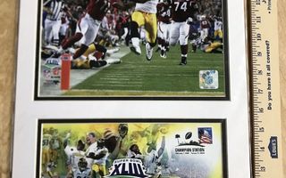 Aito ja virallinen Pittsburgh Steelers NFL kehystetty taulu