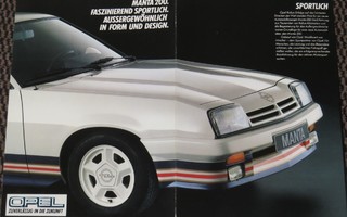 1984 Opel Manta 200 esite - KUIN UUSI - 198 km/h