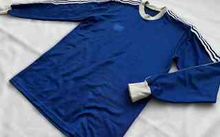 VINTAGE 70-luvun ADIDAS sininen paita t-paita retro 70s 80s