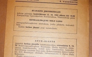 Helsingin Reserviupseeri Nr. 15 4.10.1955