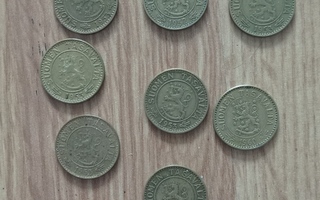 10 markan kolikot (8 kpl)