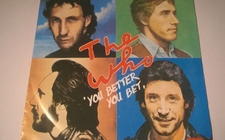 The Who - You Better You Bet 7" Single