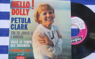 Petula Clark Hello dolly ep 7 45 ranska 1964 loistokunt