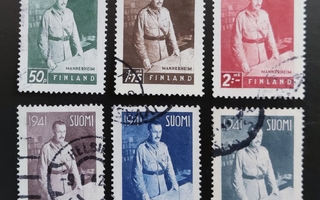1941 Mannerheim leimattu sarja