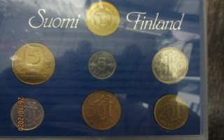 Suomi Finland rahasarja 1989.