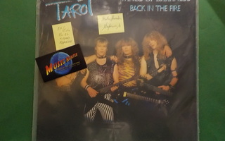 TAROT - WINGS OF DARKNESS / BACK IN THE FIRE EX/EX+ LP