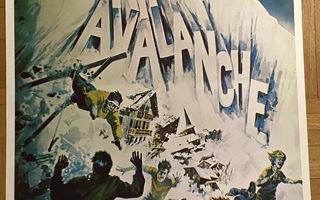 Vanha elokuvajuliste: Avalanche - lumivyöry