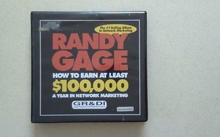 Randy Gage, How to earn at list $ 100.000 a year in Network.
