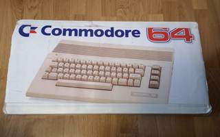 Commodore 64 alkuperäislaatikossa