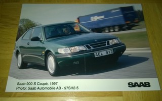 Lehdistökuva Saab 900 S Coupe, 1997, pressifoto, esite