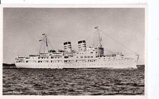 VANHA Postikortti Laiva Bore III 1950-l